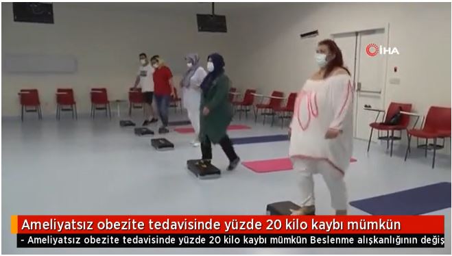 Ameliyatsız obezite tedavisinde yüzde 20 kilo kaybı mümkün